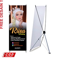 Ambil Promonya  >>  Spanduk Banner Wedding Organizer Pernikahan Khitanan ukuran 60x160cm