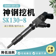 Kobelco หัวฉีดเครื่อง D04FR SK140-8 SK135-8หัวฉีดน้ำมันหัวฉีดหัวฉีด R150 R130หัวฉีด0445120126หัวฉีดน