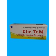 CHE TEM (Chlorphamine Maleate) 4 MG CONTAINS 10 STRIPS PER BOX