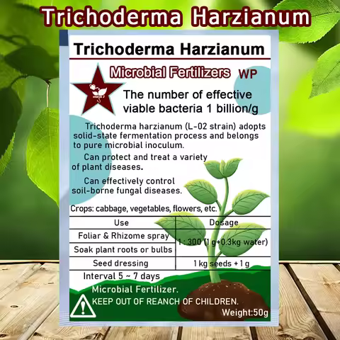 Trichoderma Harzianum Microscopic Soil Fungi Versatile Biofertilizer Microbial Fertilizer Protects P