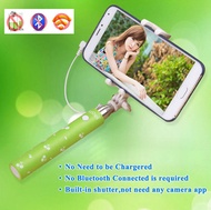 Mini Portable Selfie Monopod Built-in Shutter Stick Folded for iPhone 5/5s/6 Samsung s4 s5 Xiaomi Redmi Sony Android Mobile Phones High Quality Stainless Steel