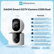 Xiaomi Smart CCTV Camera C300 Dual/C500 Dual | Dwi Kamera Dual Camera One Device | Putaran 360 Rotat