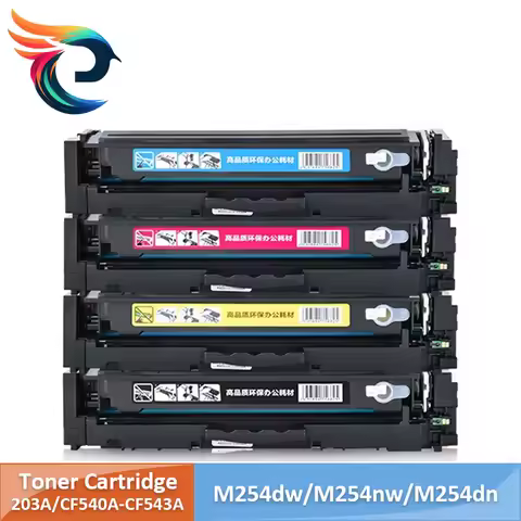 203A CF540A CF541A CF542A Refillable Toner Cartridge For HP Color LaserJet Pro MFP M280nw M281fdw M2