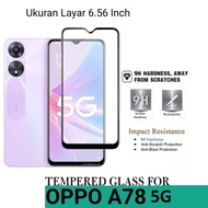 OPPO A78 5G Full Clear Tempered Glass Screen Protector
