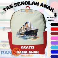 TItanic I Cruise Ship Children's Bag I Cruise Ship Children's School Bag {FREE NAME PRINTING}