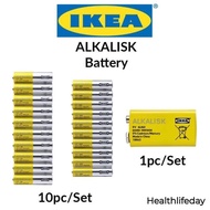 IKEA Battery Alkaline Bateri AA AAA 1.5V 3V 9V LR6 LR03 6LR61 CR2032 ALKALISK for Toy / Clock / Remo