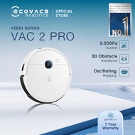 [NEW] ECOVACS YEEDI Vac 2 Pro Robot Vacuum | Oscillating Mop | 3000 Pa Suction | 3D Obstacle Avoidan