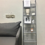 Caotun Shipment Newspaper Shelf ins Style CD Medieval Living Room Floor-Standing Multi-Layer Simple 