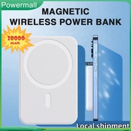 [Ready】Magnetic Wireless 20000mAh PowerBank Charger 50000mAh Powerbank For iPhone 15 14 13 12 Pro Mi