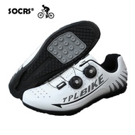 SOCRS Professional Cycling Rubber Shoes Luminous Fluorescent Reflective for Men SPD High Quality RB Carbon Speed Shoes MTB Road Mountain Bicycle Shoes Men Sneakers MTB Shimano Size 36-47 {Free Shipping}