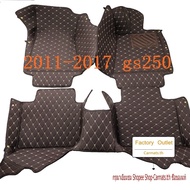 Ready Stock For Lexus GS250 GS300 GS350 GS450H GS200T Dedicated Fully Enclosed Leather Foot Mat