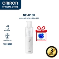 Omron NE-U100 Portable Mesh Nebulizer Machine for Asthma with Complete Set