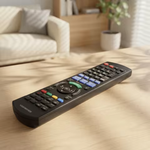 New Replacement N2QAYB001039 Remote Control for Panasonic Blu-Ray DVD Recorder Compatible with DMR-B