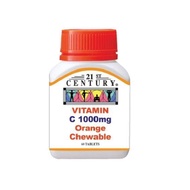 21st Century Chewable Vitamin C (1000mg x 60's)