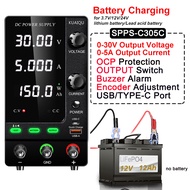 Kuaiqu เครื่องจ่ายไฟ DC Power Supply 30V 10A พาวเวอร์ซัพพลาย DC ชาร์จเร็ว ปรับได้ พร้อมพอร์ต USB Typ