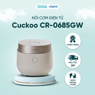 [SIÊU GIẢM GIÁ] Nồi cơm điện tử Cuckoo CR-0685GW 1.08 lít - Nội địa Hàn Quốc