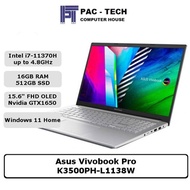 Asus Vivobook Pro K3500PH-L1138W | i7-11370H | 16GB RAM | 512GB SSD | GTX1650 MaxQ | 15.6 FHD OLED |