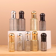 3ml/6ml/12ml Electroplated Carved Colored Glass Essential Oil Bottle Ball Bottle Split Bottle