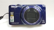 轉盤有點靈敏縮放要用力 Nikon CoolPix S9200 數位相機 18倍變焦 1600萬畫素 44B