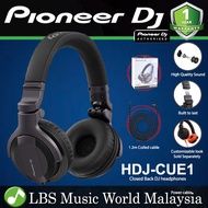 Pioneer DJ HDJ-CUE1 Dynamic Closed Back On Ear DJ Headphone - Black (HDJCUE1 HDJ CUE1)