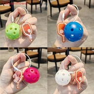 (Takashiflower) Fun Pickle Ball Buckle Pickle Ball Ornament Pickle Ball Creative Pickle Ball Keychai