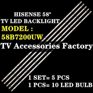 58B7200UW HISENSE 58" TV LED BACKLIGHT (LAMP TV) HISENSE 58 INCH LED TV BACKLIGHT 58B7200