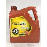100% PERODUA 0W-20 FULLY SYNTHETIC ENGINE OIL 3.5 LITRES PERODUA AXIA
