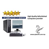 Refurbished HP Compaq 6300 computer set ( intel Core i3  3rd generation + 17 inch LCD monitor )