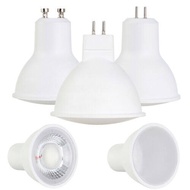 5W 7W All White LED Spotlight Bulbs GU10 GU5.3 MR16 COB Spot Light Lamp Cool White/Warm White for Home Office 110V 220V DC12V