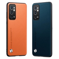 Luxury PU Leather Case For OnePlus 9RT 5G Back Cover Matte Silicone Shockproof Full Protection Phone