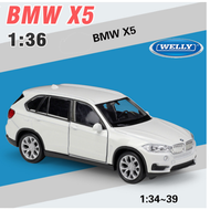 Đồ chơi trẻ em xe ô tô BMW X5 mini Welly bằng kim loại mô hình tỉ lệ 1:36