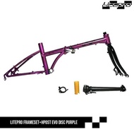 FRAME SELI SEPEDA LIPAT LITEPRO EVO CHROMOLLY Terlaris