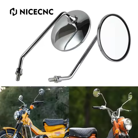 88120-028-600 Side Mirrors for Honda S90 1965-1969 CT90 Trail 1966-1979 CB100 CL100 CL100S 1970-1973