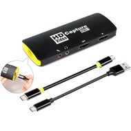 Game Capture Card,USB3.1 Type C HDMI Capture Card,1080P 60FPS HD Audio Video Capture Device CamLink 