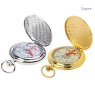 Super Portable Compass Pocket Watch Flip-Open Compass Camping Hiking Compass