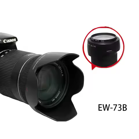 BIZOE Canon Camera Lens hood EW-73B EFS18-135 IS STM 67mm Accessories 60D 70D 80D 90D 6D27D277D Came