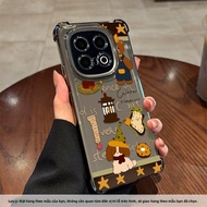 Guanglu | Ốp Lưng Chống Sốc Phong Cách Retro Hình Gấu Cho IQOO 15 Trong Suốt
