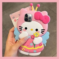 3D Hello Kitty Case For Vivo V50 V50E V30E V40 V30 V21 V21E V29 Lite V27E V27 Pro Y19 Y93 Y91 Y95 V2