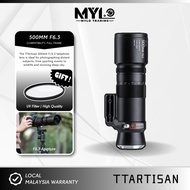 TTARTISAN 500mm F6.3 Telephoto Full Frame Manual Lens for Sony A7III | A7IV | A5RV | ZV-E1 | A7R III