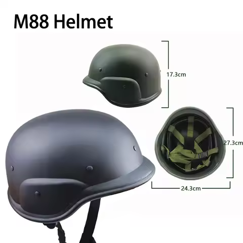 Tactical Helmet M88 Helmet CS Field Combat Motorcycle Riding ABS Plastic Jungle Game Protective Safe