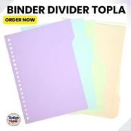 Binder Divider A5 Binder Divider 4 TAB 20-Hole A5 Topla/ (WHOLESALE)