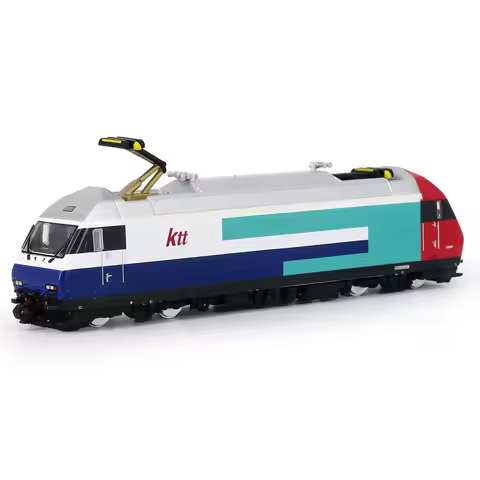 Die-casting 1:120 Scale MTR KTT Train Head Carriage Simulated Alloy Static Car Model Collection Souv