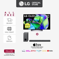 LG OLED 4K C3 48inch Smart TV + LG S80QY 3.1.3ch Dolby Atmos Sound Bar