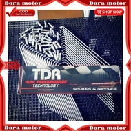 SPOKES CHROMETDR - MOTORCYCLE SPOKES - Ring 14 17 18 ALL MOTORCYCLES