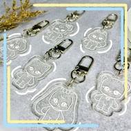 GANTUNGAN IVE MINIVE Mini Keychain | Clear Acrylic | Keychain