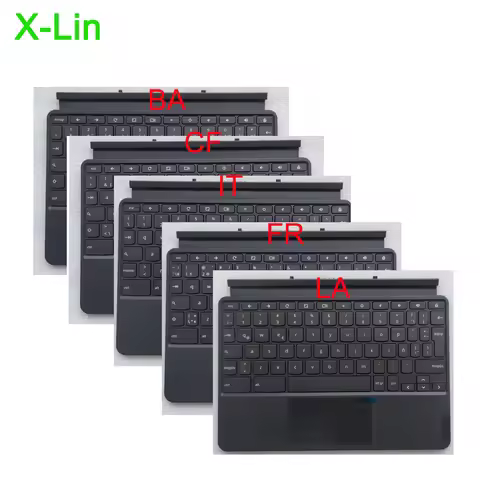 For Lenovo CT-X636F Chromebook 10.1 laptop palm rest keyboard upper cover case FR.LA.BE.IT.CF