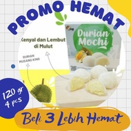 Durian Mochi Malaysia Mochi Duren MusangKing Import Premium 120 gr SHB