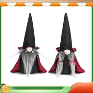 ethe2PCS Halloween Gnome Plush Faceless Doll Handmade Swedish Gnome Decoration Tomte Doll Halloween 
