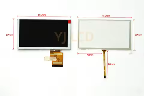 Touch B Middle HSD0621DW1 HSD062IDW1-A00 A02 6.2" HD 60Pins LCD Display For Car GPS Navigation Repla