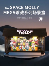 กล่องเก็บของ Acrylic Wood Display Box สำหรับการจัดแสดงของเล่น Space Blind Box กล่องเก็บของเล่นพลาสติ